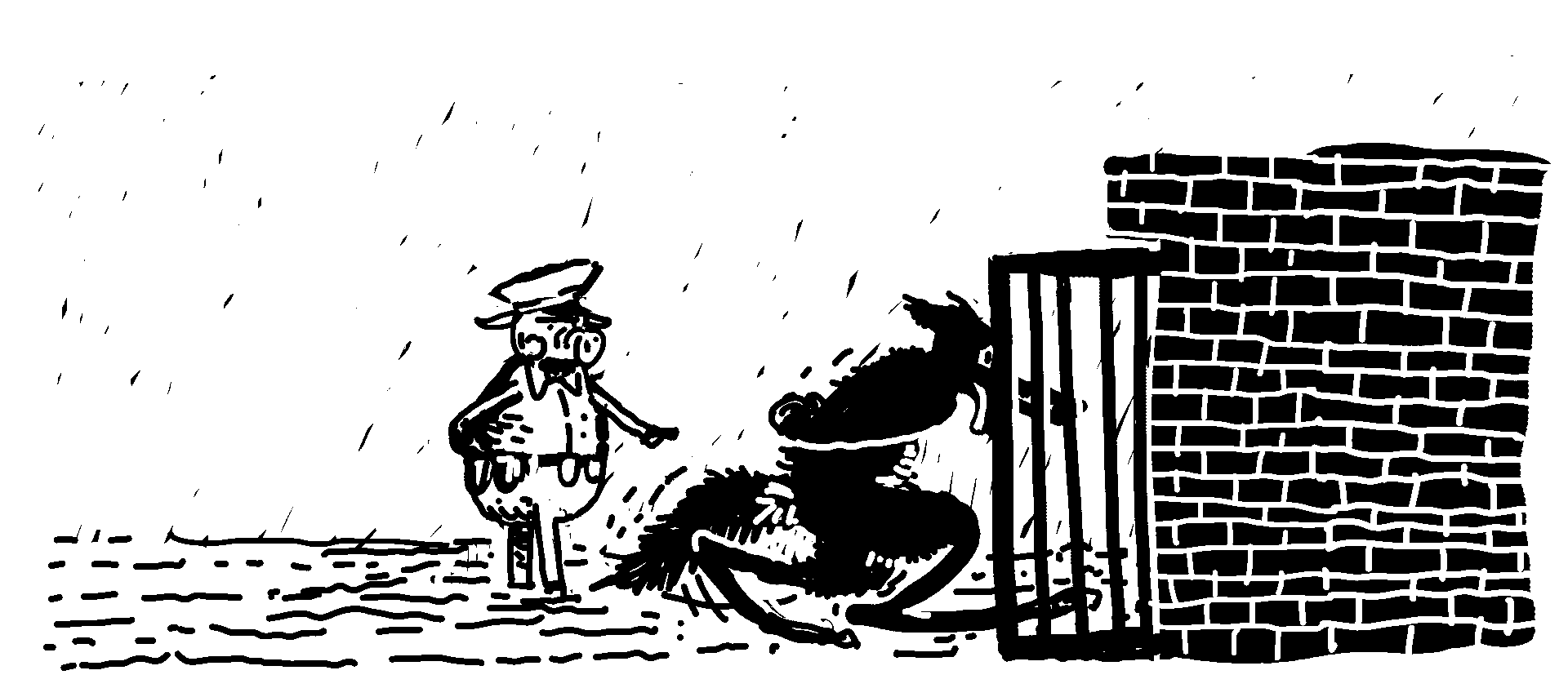wolf goes to the jail